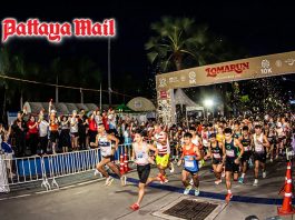 2,500 runners hit Jomtien Beach for Pattaya’s Loma Run On The Beach 2026
