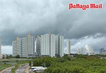 Pattaya stays wet as monsoon rain returns to Jomtien
