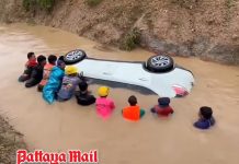 Rayong declares Klaeng disaster zone as floods cut major roads