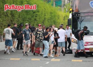 Pattaya buzzes over US sailors, with female troops and leisure scene drawing attention