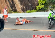Samui roads turn dangerously slick when rain hits