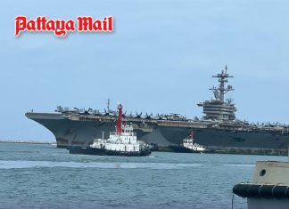 Laem Chabang demonstrates capacity to handle US aircraft carrier