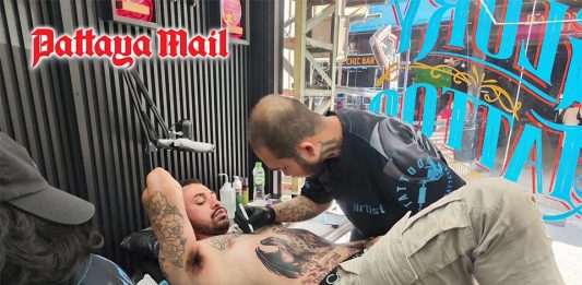 US sailors put their stories on skin at Pattaya tattoo shops