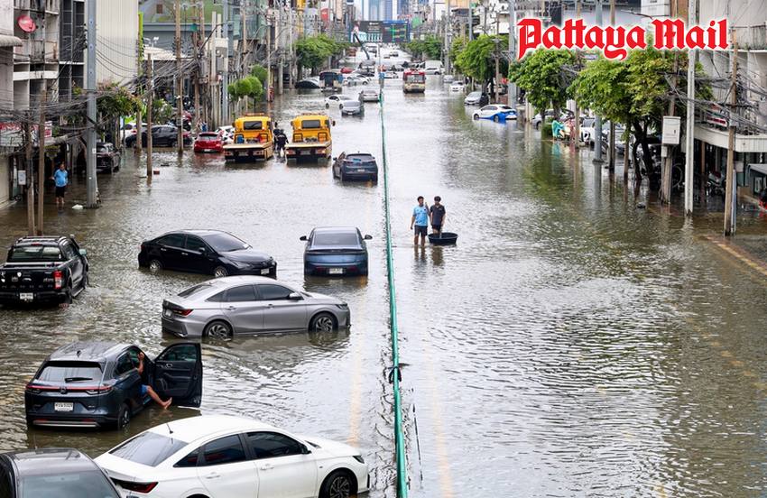 Floods cause 12.3 billion baht economic damage with Bangkok and Chonburi hit hardest