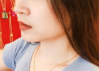 How much does the cheapest gold necklace cost in Thailand?