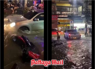 Pattaya flood leaves residents asking who is to blame for swept-away motorcycles