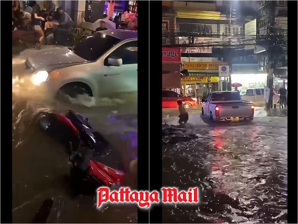 Pattaya flood leaves residents asking who is to blame for swept-away motorcycles