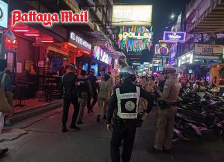 The sailors have gone, but Pattaya’s security watch continues