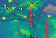 Pattaya rain brings evening chill, more showers forecast