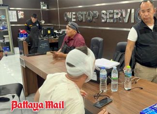 Russian tourist attacked and robbed by three men on motorcycle in Pattaya