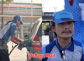 Chonburi fuel attendant wins hearts with simple acts of service
