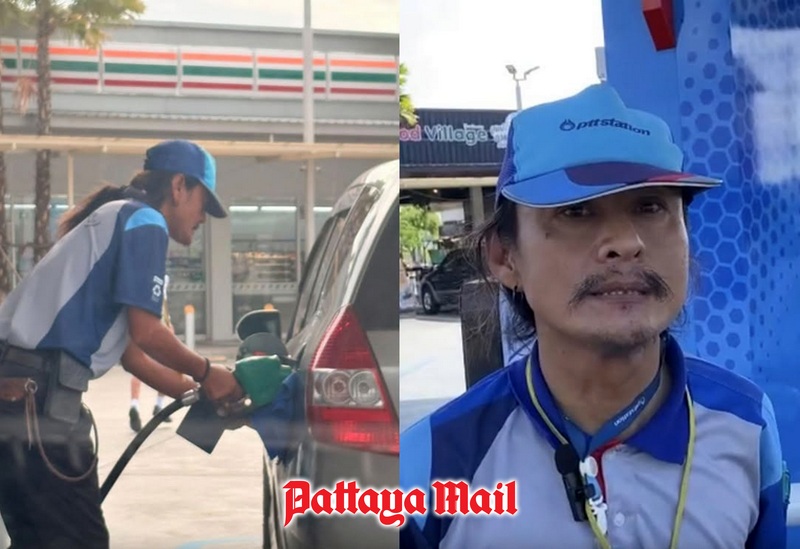 Chonburi fuel attendant wins hearts with simple acts of service