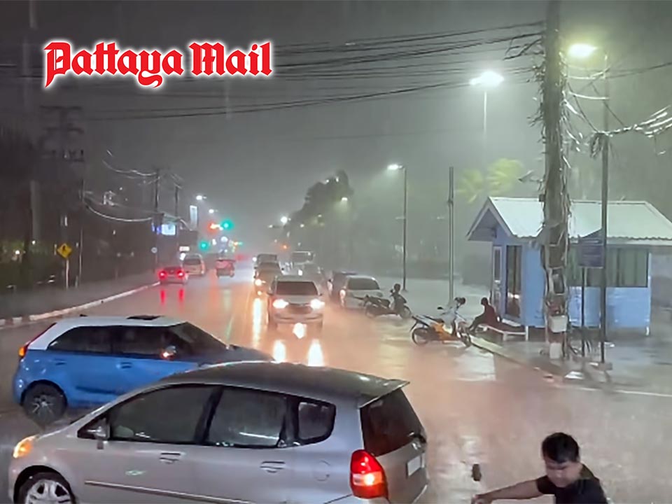 Pattaya wakes to a fresh rain alert with more storms coming
