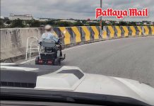 Korat railway bridge leaves elderly riders with few safe alternatives