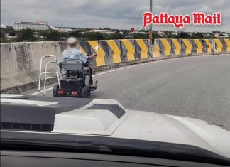 Korat railway bridge leaves elderly riders with few safe alternatives