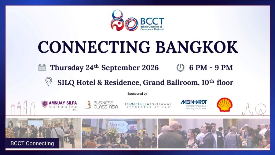 BCCT Connecting Bangkok Thursday, 24 September 2026