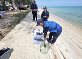 Thailand investigates wastewater discharge at Cha-am Beach