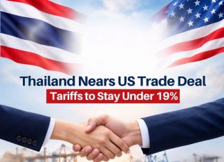 Thailand nears US trade deal with tariffs expected to stay below 19%