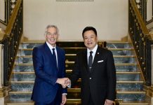 Thailand seeks Tony Blair’s expertise on AI and economic transformation