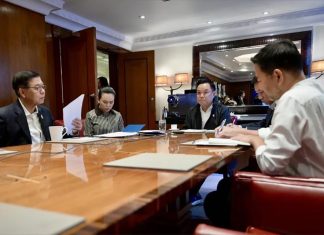 Anutin orders government-wide response to Bangkok floods from London