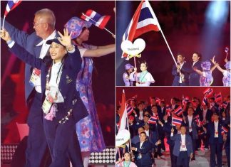 Princess Sirivannavari leads Thailand’s athletes into Aichi-Nagoya opening ceremony