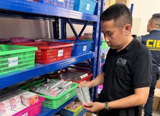 Police raid two warehouses holding counterfeit Thai and international cosmetics