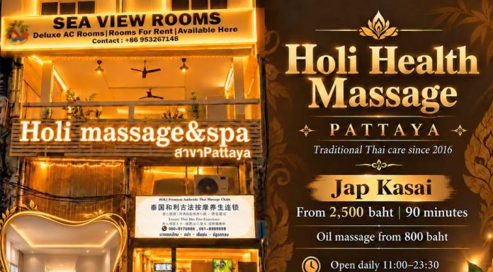 Holi brings a decade of traditional ‘Jap Kasai’ Thai massage to Pattaya