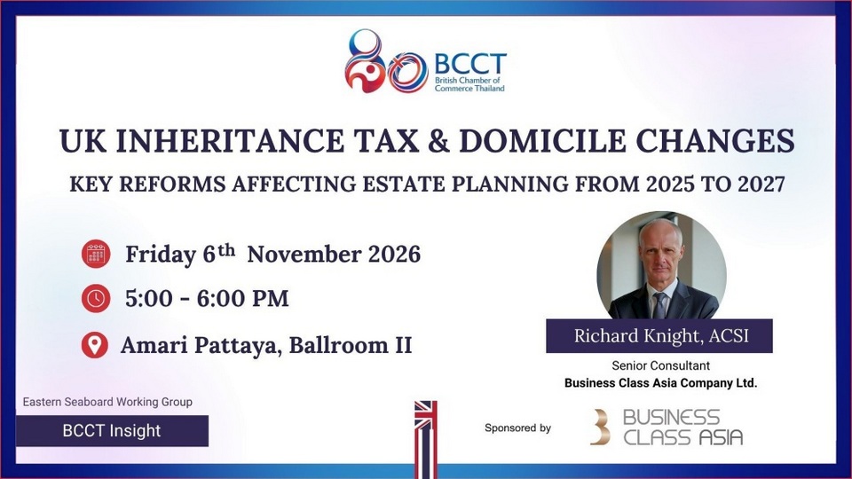 BCCT EEC Insight: UK Inheritance Tax & Domicile Changes – 6 November