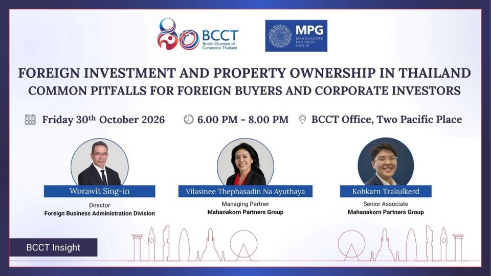 BCCT Insight: Foreign Investment and Property Ownership in Thailand