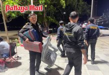Jomtien Beach is for everyone, but renting out mats and chairs is off-limits