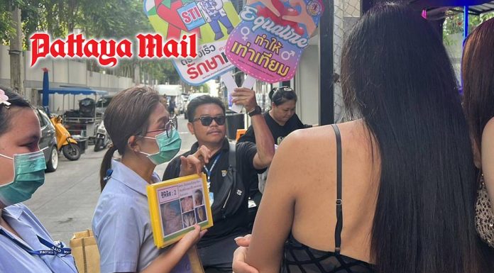 Pattaya health teams screen 90 people for sexually transmitted infections in Soi 6