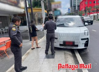 Pattaya fights to reclaim pavements from vehicles invading pedestrian space