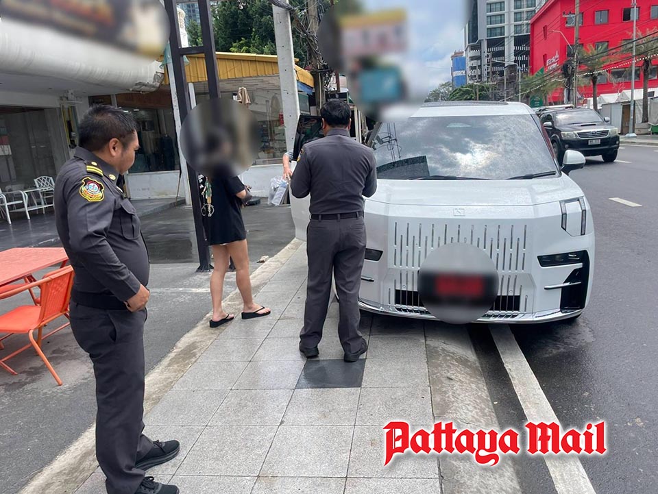 Pattaya fights to reclaim pavements from vehicles invading pedestrian space