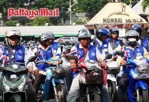 Pattaya switches 5,281 motorcycle taxi drivers from orange to blue vests