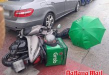 Grab food delivery rider injured in collision on Pattaya Third Road
