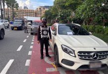 Pattaya Beach parking rules apply to everyone, with towing and fines for violators