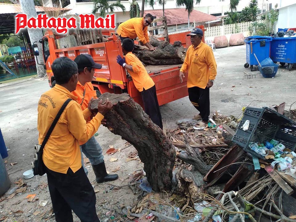 Pattaya’s sanitation workers work tirelessly to keep the city clean
