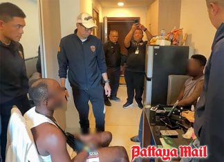 Two Nigerian men arrested in Pattaya condo cocaine raid