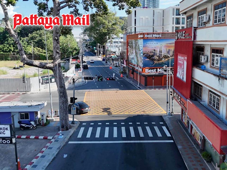 Pattaya Second Road repairs face October deadline after rain delays