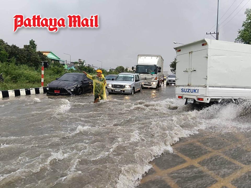 Pattaya rain and flooding, check live CCTV before hitting the road