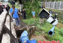 Pickup crash ruptures Trat water main, cutting supply to five subdistricts
