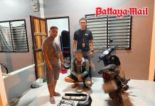 Na Jomtien police trace stolen motorcycle through CCTV and return it to owner