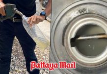 Kamphaeng Phet motorcyclist gets water instead of petrol from coin-operated pump