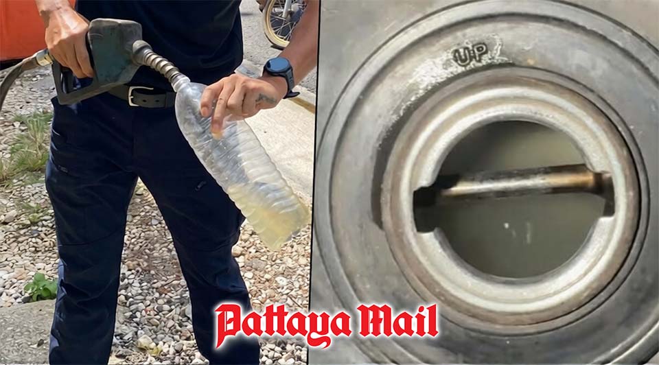 Kamphaeng Phet motorcyclist gets water instead of petrol from coin-operated pump