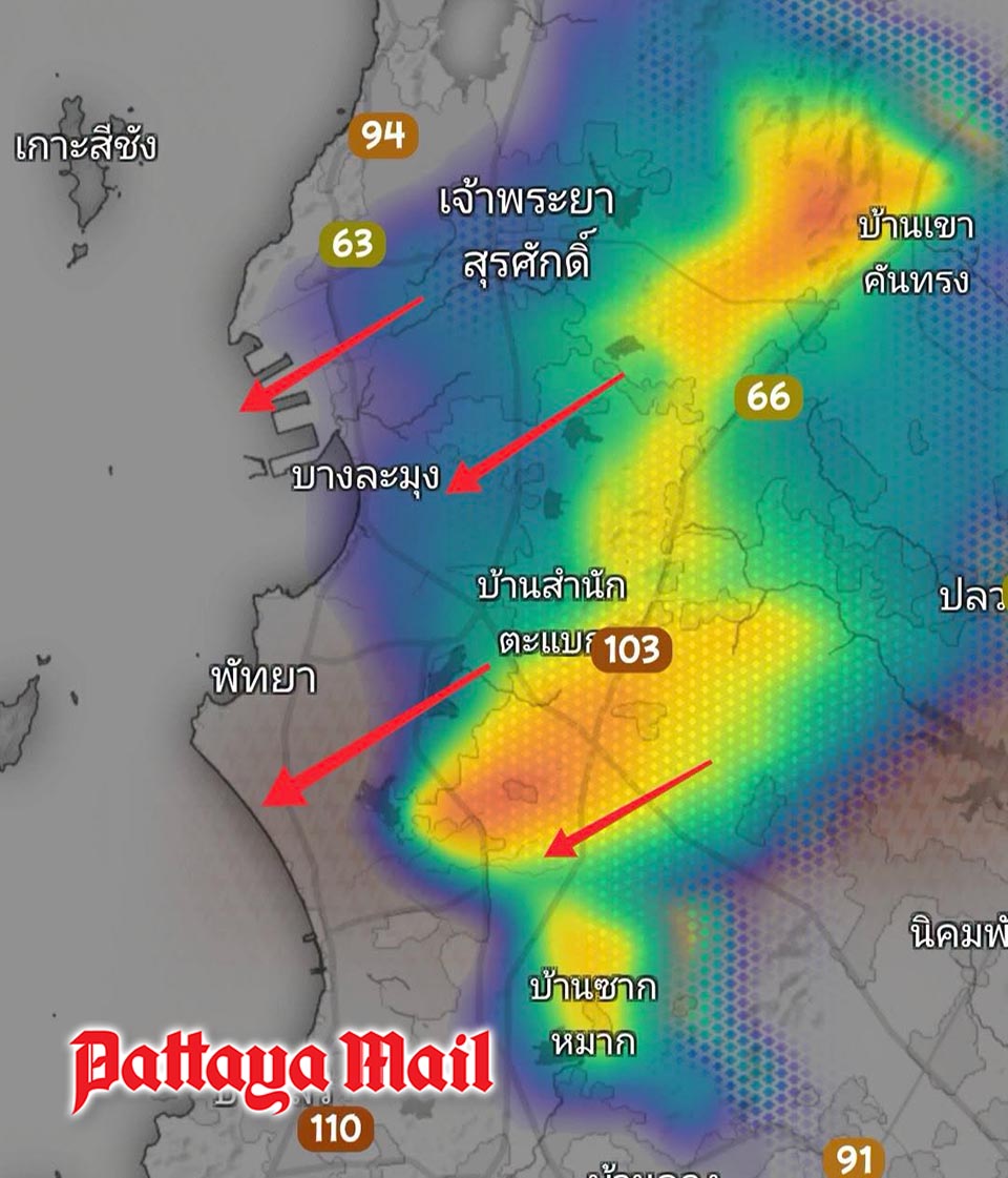 Pattaya checks rainfall across the city ahead of holiday weekend
