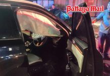 SUV driver claims he fell asleep before crash injuring eight at Pattaya junction