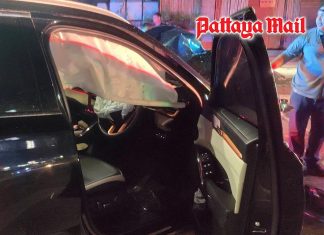 SUV driver claims he fell asleep before crash injuring eight at Pattaya junction
