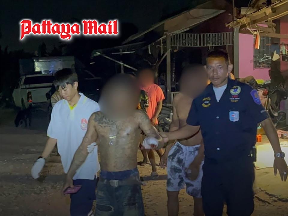 Pattaya drinking dispute leaves man with severe hand injury