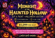 Canvas Society brings Halloween painting thrills to Alibaba Pattaya