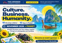 Thai-Ukrainian Chamber of Commerce invites sponsors to bring children to Phuket